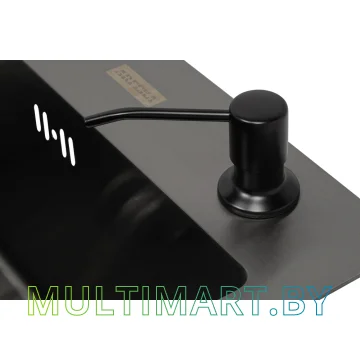 Кухонная мойка ARFEKA ECO AR 600x500+CL AR+DS AR BLACK картинка 7